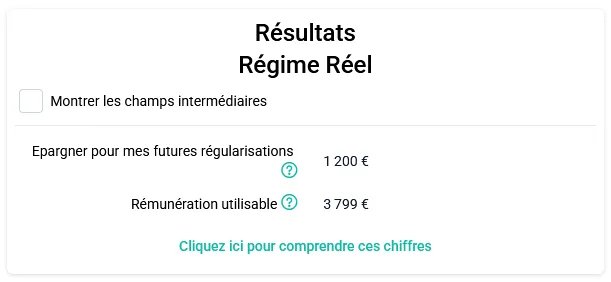 Rémunération utilisable